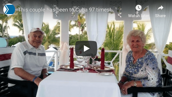 Couple visits Cuba over 90 times!